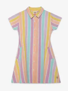 Ed-a-Mamma Striped Shirt Dress