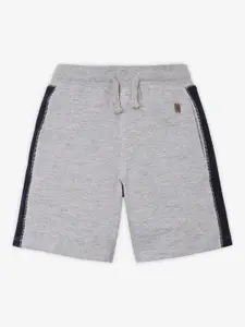 Ed-a-Mamma Boys Solid Shorts With Drawstring Closure
