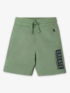Ed-a-Mamma Boys Solid  Shorts With Drawstring Closure