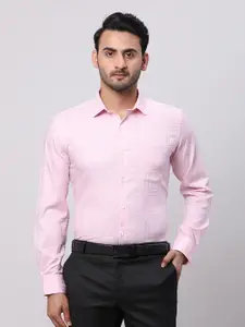 Park Avenue Men Slim Fit Grid Tattersall Checks Opaque Checked Formal Shirt