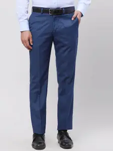 Park Avenue Men Mid-Rise Regular Fit Formal Trousers