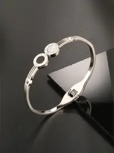VIEN Women Silver-Plated Kada Bracelet