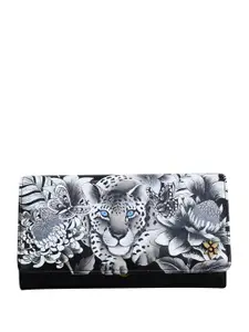 Anuschka Women Floral Printed Leather Envelope Wallet