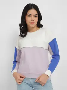 Allen Solly Woman Women Colourblocked Sweatshirt