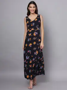 Eavan Floral Print Maxi Dress