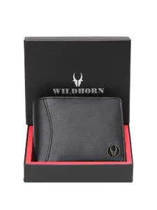 WildHorn Men Leather Two Fold Wallet