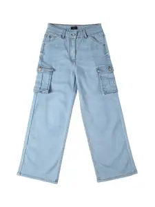 Allen Solly Junior Girls Mid-Rise Regular Fit  Jeans