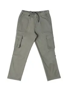 Allen Solly Junior Mid-Rise Cargos Trousers
