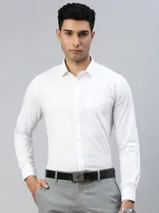 Ramraj Tailored Fit Spread Collar Casual Shirt