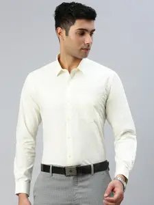 Ramraj Spread Collar Pure Cotton Casual Shirt