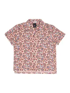 Allen Solly Junior Boys Floral Opaque Printed Casual Shirt