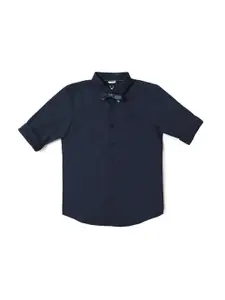 Allen Solly Junior Boys Slim Fit Opaque Casual Shirt