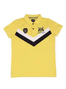 Allen Solly Junior Boys Polo Collar Applique T-shirt