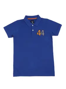 Allen Solly Junior Boys Polo Collar Applique T-shirt