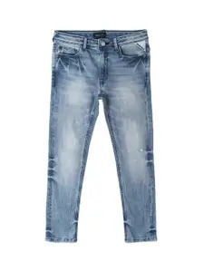 Allen Solly Junior Boys Skinny Fit  Heavy Fade Jeans