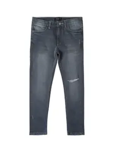 Allen Solly Junior Boys Skinny Fit Mildly Distressed Light Fade Jeans