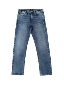 Allen Solly Junior Boys Slim Fit Low Distress Heavy Fade Jeans