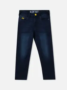 Allen Solly Junior Boys Mid-Rise Slim Fit Light Fade Jeans