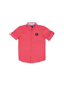 Allen Solly Junior Boys Slim Fit Opaque Casual Shirt