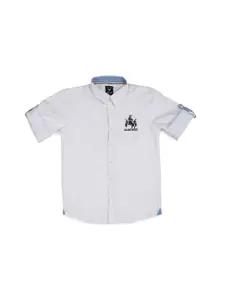 Allen Solly Junior Boys Slim Fit Opaque Casual Shirt