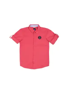 Allen Solly Junior Boys Slim Fit Opaque Casual Shirt