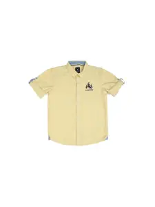 Allen Solly Junior Boys Slim Fit Opaque Casual Shirt