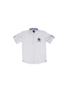 Allen Solly Junior Boys Slim Fit Opaque Casual Shirt