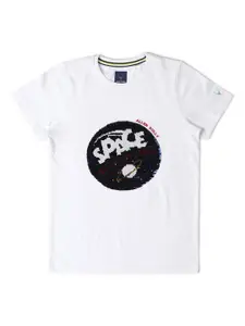 Allen Solly Junior Boys Applique T-shirt