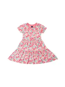Allen Solly Junior Floral Print Fit & Flare Dress
