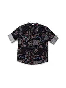 Allen Solly Junior Boys Opaque Printed Casual Shirt