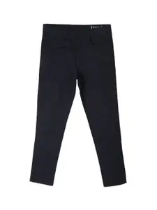 Allen Solly Junior Boys Mid-Rise Slim Fit Trousers