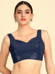 Soch  Embroidered Saree Blouse