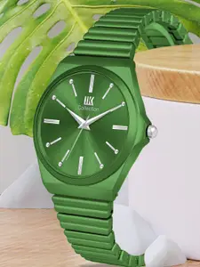 IIK COLLECTION Women Round Dial and Stainless Steel Straps Analogue Watch