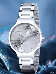 IIK COLLECTION Women Dial Stainless Steel Bracelet Style Straps Analogue Watch