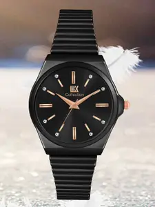 IIK COLLECTION Girls Round Dial Stainless Steel Bracelet Chain Straps Analogue Watch