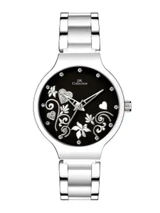 IIK COLLECTION Girls Round Dial Stainless Steel Straps Analogue Watch