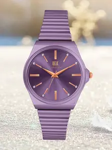 IIK COLLECTION Girls Round Dial Stainless Steel Bracelet Style Straps Analogue Watch