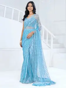 Saree mall Embellished Sequinned Ready to Wear Saree