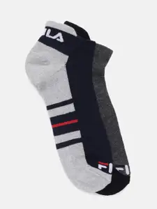 FILA Men Pack Of 2 Patterned Ankle-Length Socks