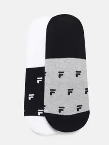 FILA Jessi 1 Men Pack Of 2 Patterned Shoe Liners Socks