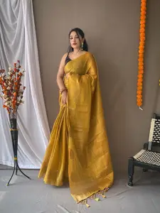 SGF11 Ethnic Motifs Woven Design Zari Tissue Kanjeevaram Saree