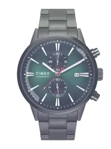 Timex Men Brass Dial & Stainless Steel Straps Analogue Watch TWEG19933