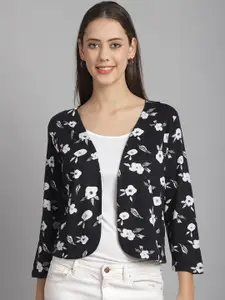 Rute Cotton Printed Open Front Shrug