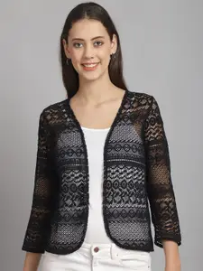 Rute Cotton Self Design Shrug