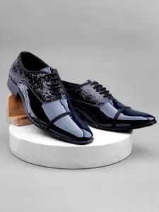 Bxxy Men Textured Formal Derby Shoes