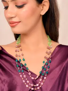 Silvermerc Designs Copper Gold-Plated Layered Necklace