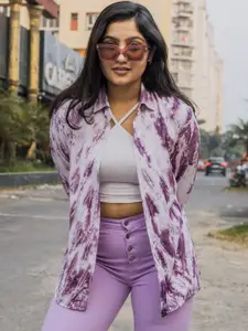 JAVINISHKA Women Comfort Opaque Printed Casual Shirt