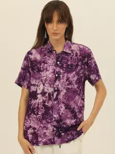 JAVINISHKA Women Comfort Opaque Printed Casual Shirt