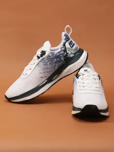 HRX by Hrithik Roshan Men Blue Textured Lace-Up Running Shoes