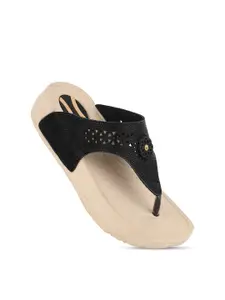 BAESD Women Laser Cut Thong Flip-Flops